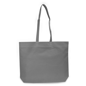 Non Woven stofpose grå 50x40+9cm